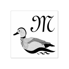 Bezauberndes, klingelndes Aquamarines Duckbad Gummistempel