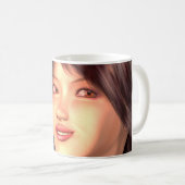 bezauberndes Lächeln Kaffeetasse (VorderseiteRechts)