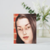 bezauberndes Lächeln Postkarte (Stehend Vorderseite)