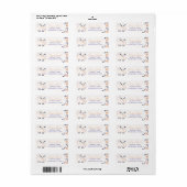 Bezauberndes Lamm Boho Peach Lavender Floral Desig (Vorne)