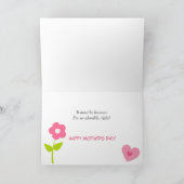 Bezauberndes Lamm und Muttertag der Mama Karte (Innenseite)