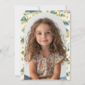 Bezauberndes Märchen 4. Geburtstag Party Einladung (Rückseite)