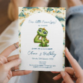 Bezauberndes Märchen 4. Geburtstag Party Einladung