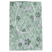 Bezauberndes Mintgarten Diamond Bouquet Mittlere Geschenktüte (Vorderseite)