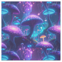 Bezauberndes Mushroom-Fabric