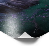 Bezauberndes Nachtdorf - Weihnachtswall Kunst mit Fotodruck (Ecke)