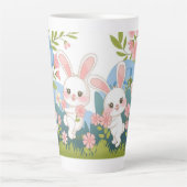 Bezauberndes Osterfeierdesign Milchtasse (Vorderseite)