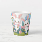 Bezauberndes Osterfeierdesign Milchtasse (Vorderseite)