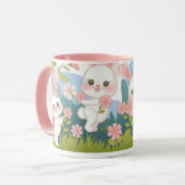 Bezauberndes Osterfeierdesign Tasse (Vorderseite Links)