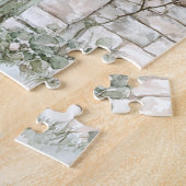 Bezauberndes Pink Floral Garden Bunny Puzzle (Seite)