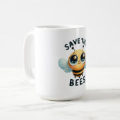 Bezauberndes Rett der Bienen-Tasse Kaffeetasse (Vorderseite Links)
