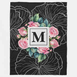 Bezauberndes Rose Garden Fleece Blanket