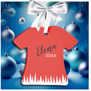 Bezauberndes Rotes Kleid Ornament