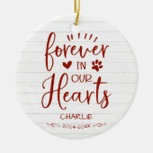 Bezauberndes Rustikales Bauernhaus Keramik Ornament (Vorne)