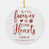 Bezauberndes Rustikales Bauernhaus Keramik Ornament (Hinten)