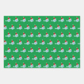 Bezauberndes Santa Siegel Geschenkpapier Set (Vorderseite 3)