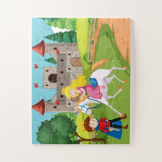 Bezauberndes Schloss Adventure Kids'Jigsaw Puzzle (Vertikal)