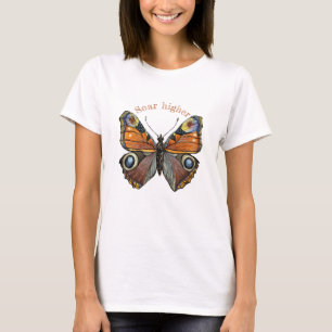 Bezauberndes Schmetterlingdesign T-Shirt