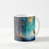 Bezauberndes Schneewald Artwork-82109 Kaffeetasse (VorderseiteRechts)