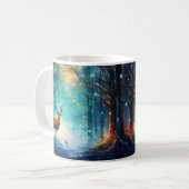 Bezauberndes Schneewald Artwork-82109 Kaffeetasse (Vorderseite Links)