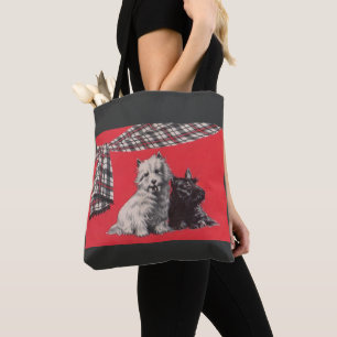 bezauberndes schottisches Terrier-Print Tasche