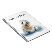 Bezauberndes Siegel Pup Notizblock (Rechte Seite)