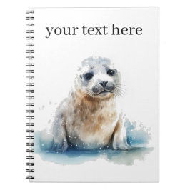 Bezauberndes Siegel Pup Notizblock