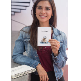 Bezauberndes Siegel Pup Postkarte