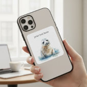 Bezauberndes Siegel Pup Quadratischer Aufkleber