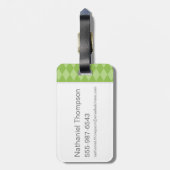 Bezauberndes SLYTHERIN™ Wappen Harry Potter | Gepäckanhänger (Rückseite vertikal)