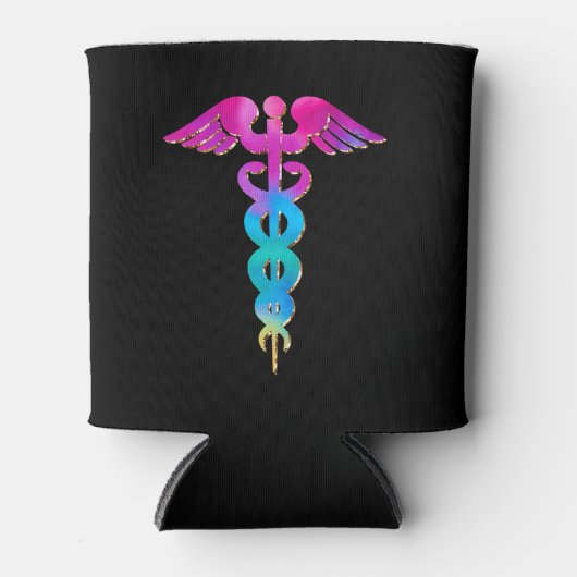 Bezauberndes und farbenfrohes Logo-Design Dosenkühler (Vorderseite)