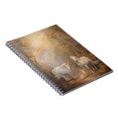 Bezauberndes Unicorn Forest Rainbow-Notebook Notizblock (Rechte Seite)