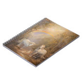 Bezauberndes Unicorn Forest Rainbow-Notebook Notizblock (Linke Seite)