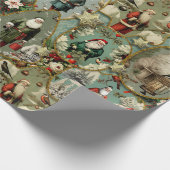 Bezauberndes Urlaubserlebnis Geschenkpapier (Ecke)