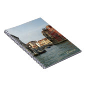 Bezauberndes Venedig Waterway Foto Spiral Notebook Notizblock (Rechte Seite)