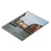 Bezauberndes Venedig Waterway Foto Spiral Notebook Notizblock (Linke Seite)