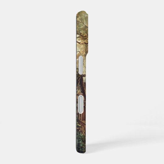 Bezauberndes Walddorf iPhone 16 Hülle (Rechte Seite)