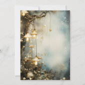 Bezauberndes Waldmädchen 1. Geburtstag Pilze Woods Einladung (Rückseite)