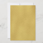 Bezauberndes Waldportal zum Hochzeitsempfang Einladung (Rückseite)