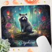 Bezauberndes Waldraccoon Personalisiert Mousepad