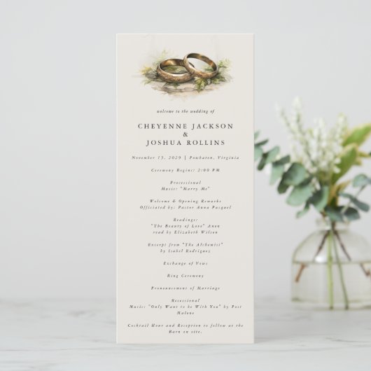 Bezauberndes waldromantisches Bohemisches Hochzeit (Stehend Vorderseite)