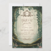 Bezauberndes Waldstorybook-Brautparty Einladung (Vorderseite)