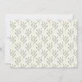 Bezauberndes Waldtier-Foto Geburtstag Einladung (Rückseite)