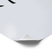 Bezauberndes Waldtrio: Orientale Hirschkunst Poster (Ecke)