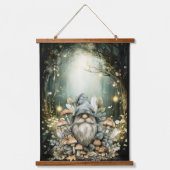 Bezauberndes Waldvolk Wandteppich Mit Holzrahmen (Vorderseite)