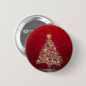 Bezauberndes Weihnachten Button (Vorne & Hinten)