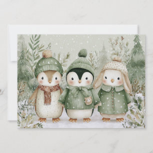 Bezauberndes Weihnachten mit Tieren Weihnachten