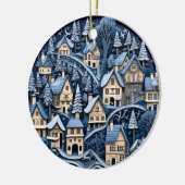 Bezauberndes Weihnachtsdorf Ornament (Links)