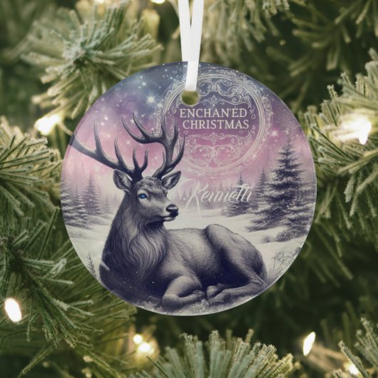 Bezauberndes Weihnachtsgeschenk personalisieren Ornament Aus Glas (InSitu)