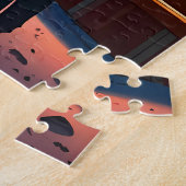 Bezauberndes Weihnachtsmarkt Stadt Winterwunder Wu Puzzle (Seite)